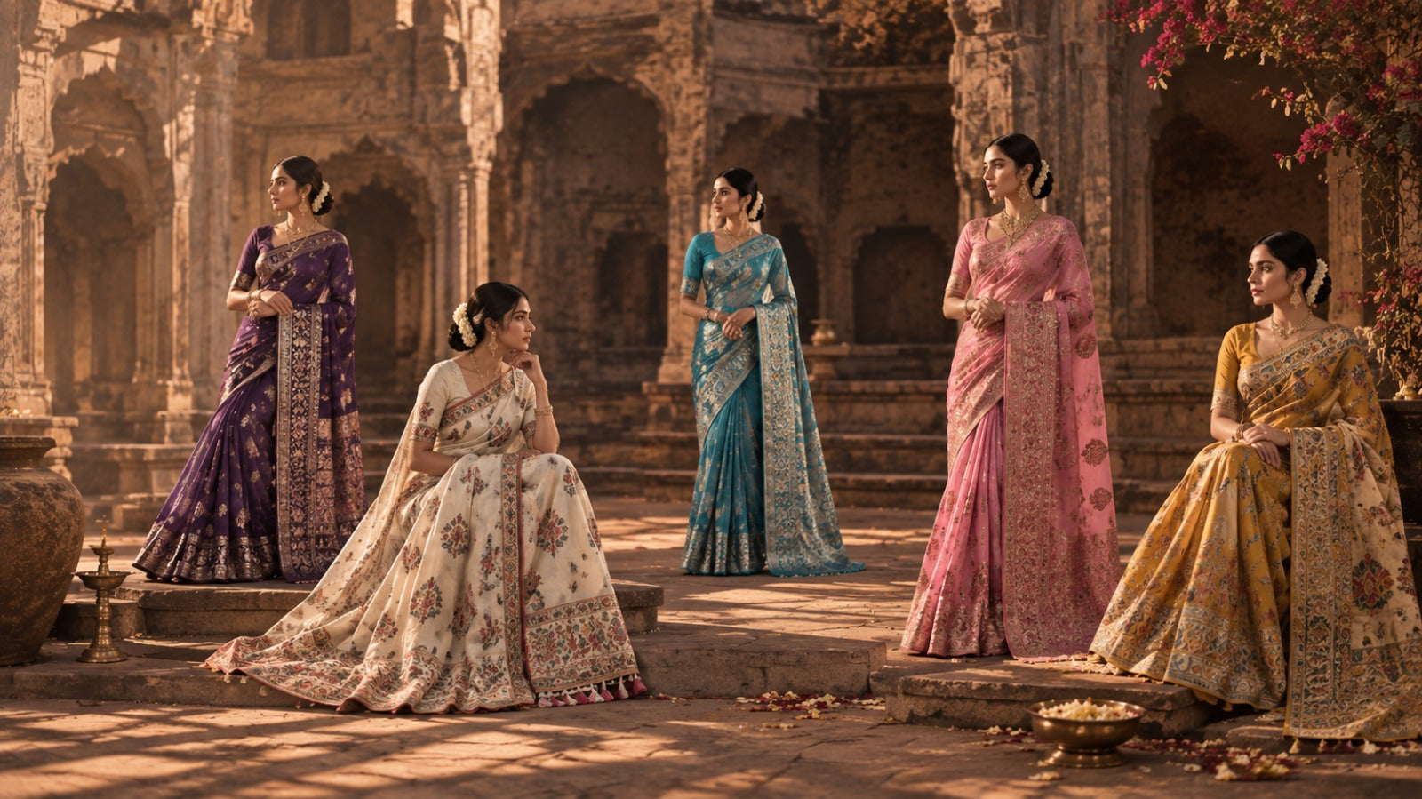 Women in Zaaree sarees